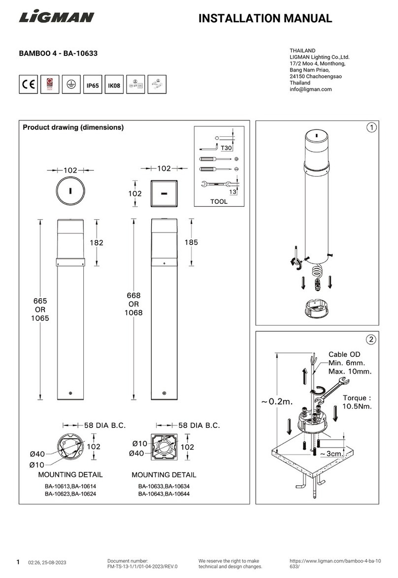 LIGMAN BA-10633 User manual