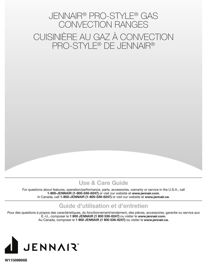 Jenn-Air PRO-STYLE JGRP748HL Use & care guide