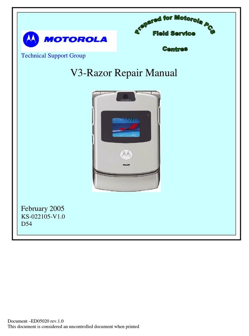 Motorola V3-Razor Operating instructions
