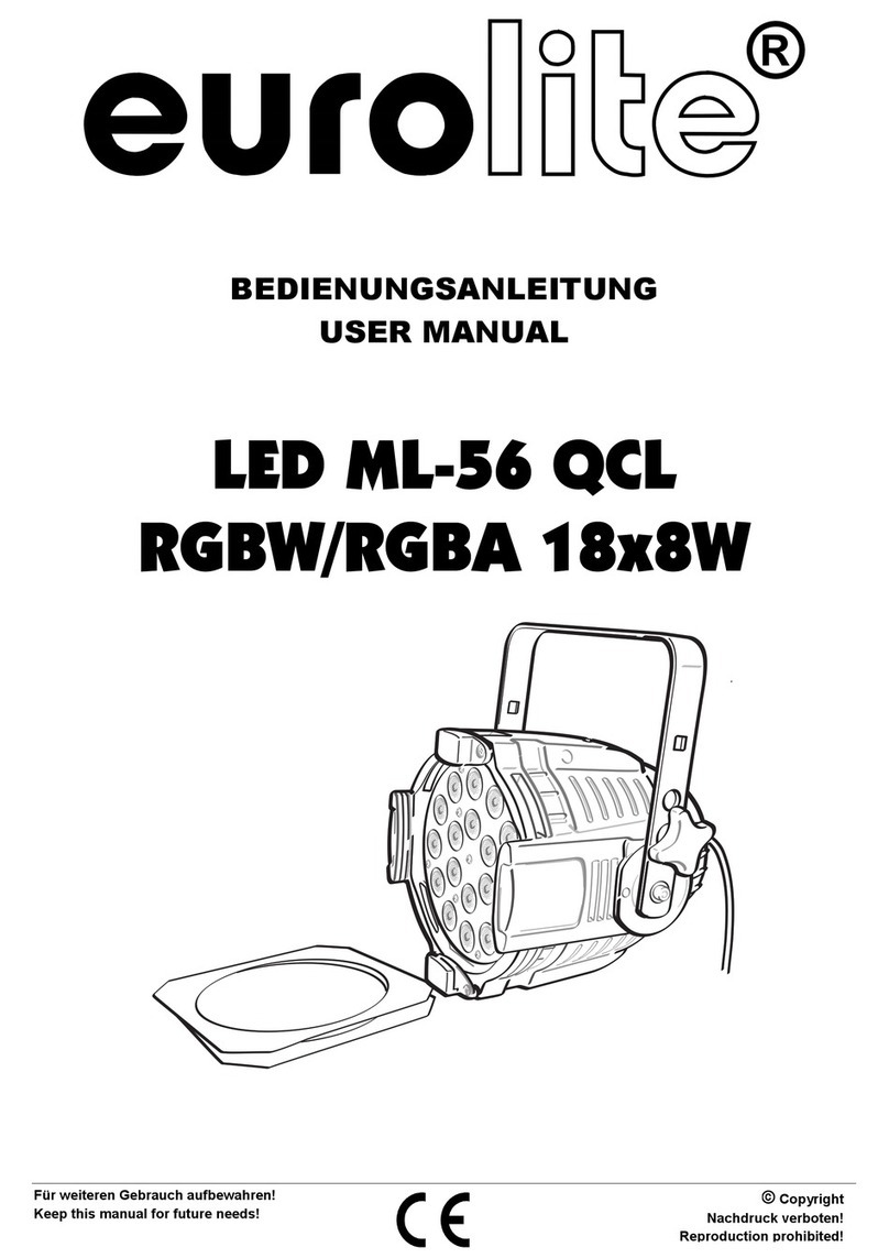 EuroLite LED ML-56 QCL user manual