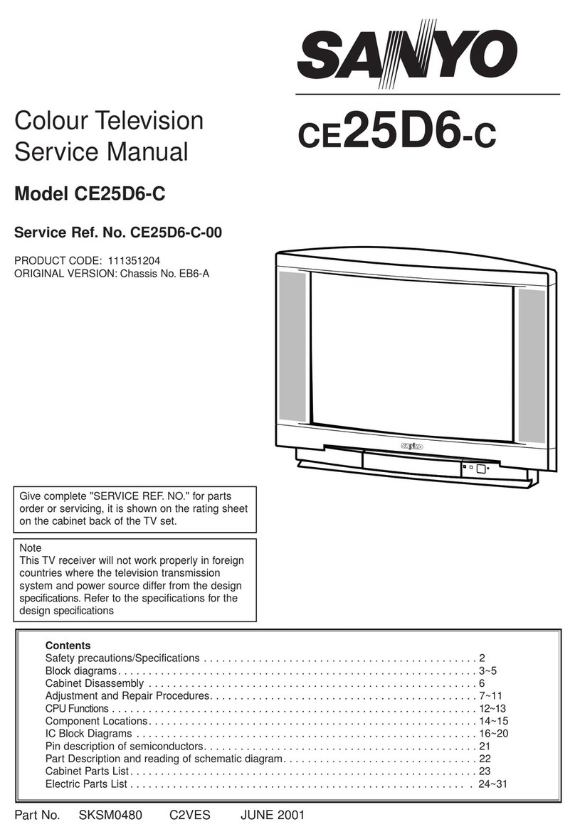 Sanyo CE25D6-C Service manual