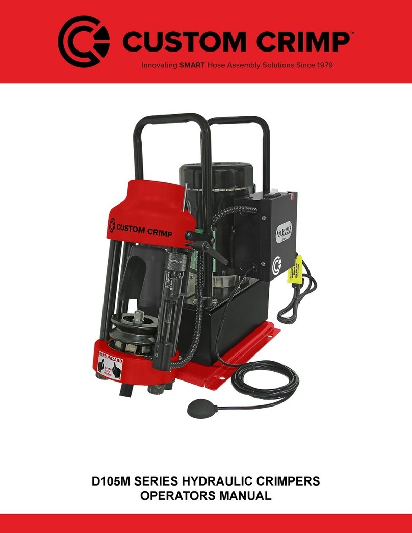 CustomCrimp D105M Series User manual