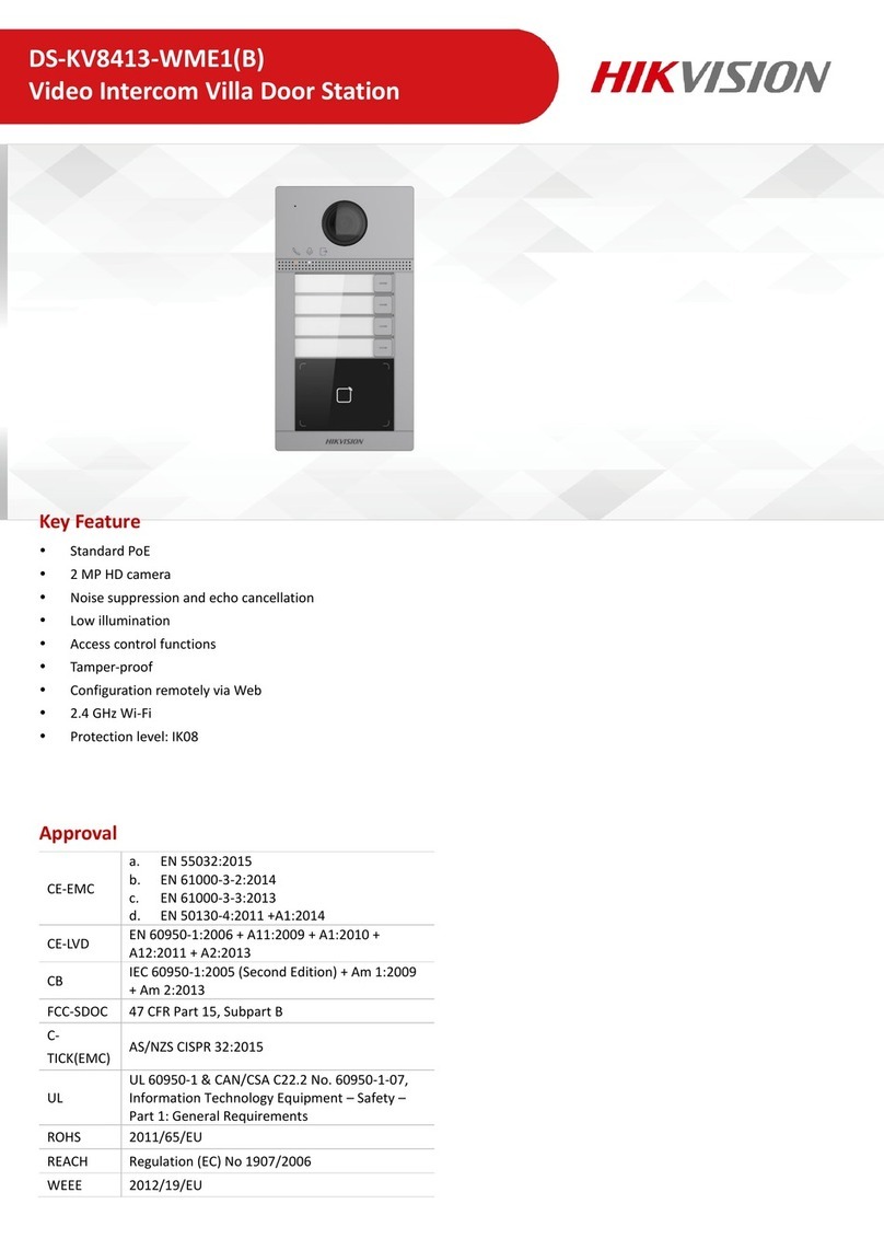 HIK VISION DS-KV8413-WME1(B) User manual