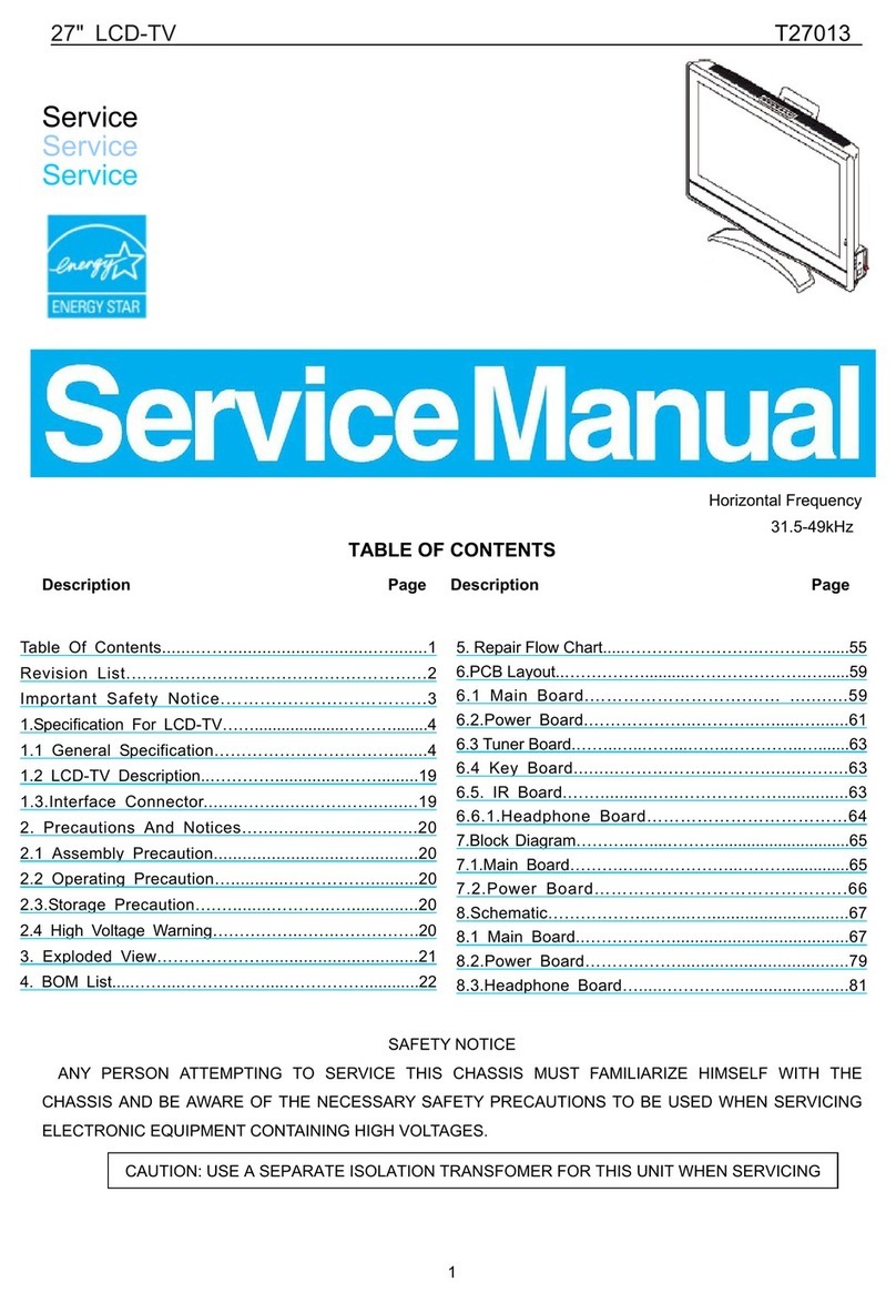 AOC T27013 User manual