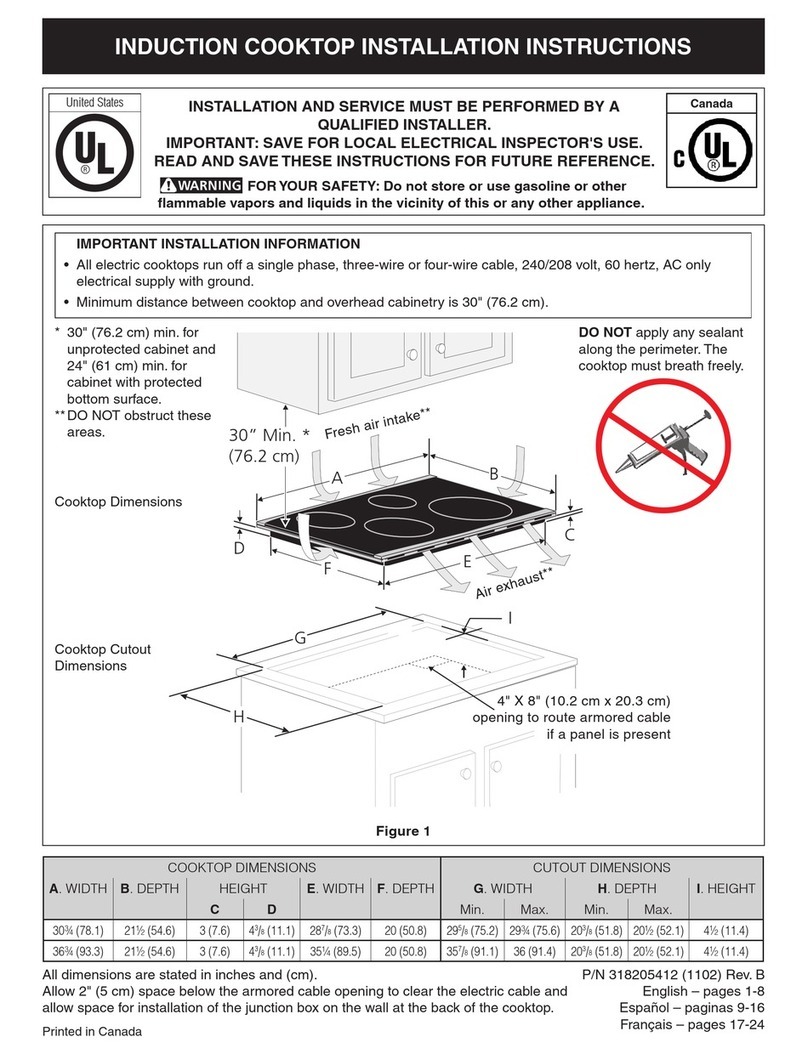 Electrolux FPIC3695MS User manual