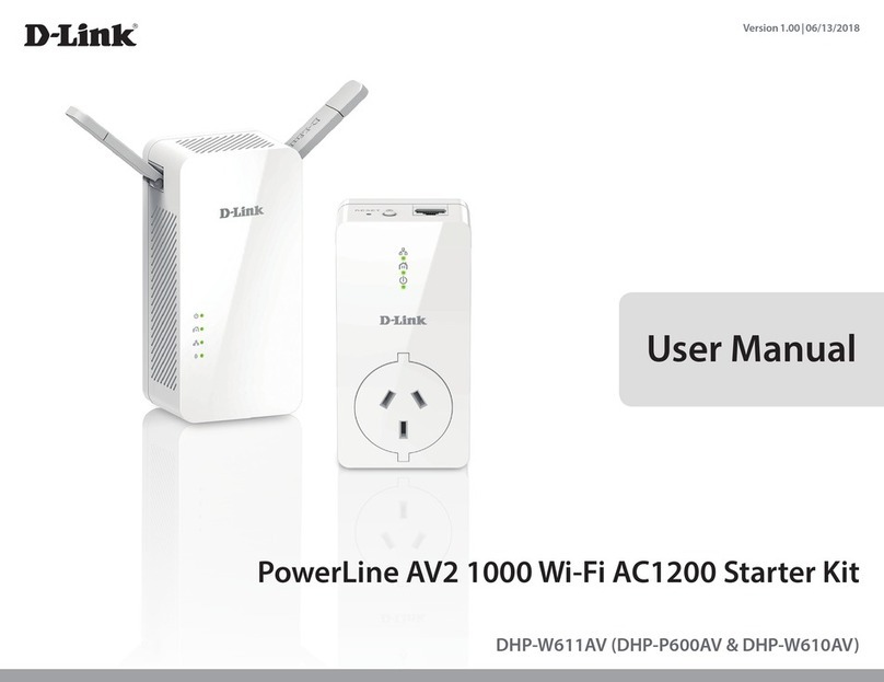 D-Link PowerLine DHP-W611AV User manual D-Link PowerLine DHP-W611AV User manual