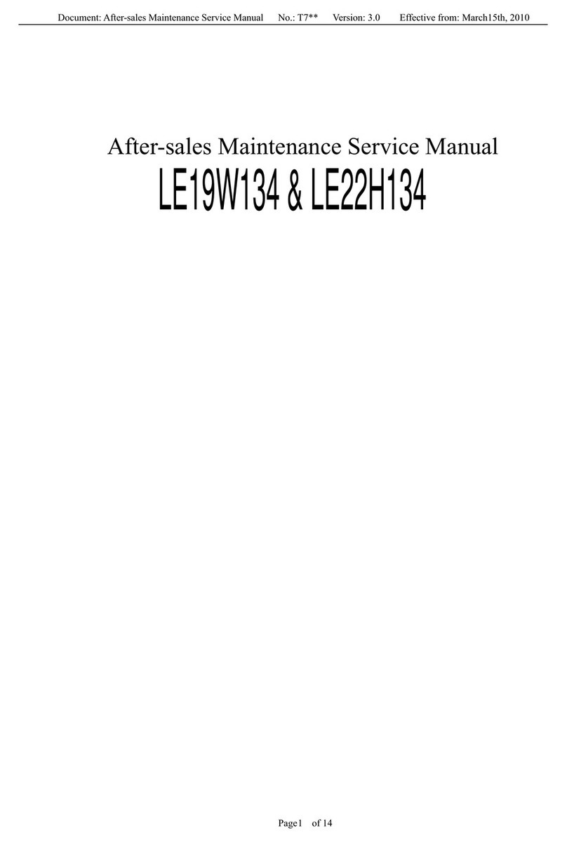 AOC LE19W134 User manual