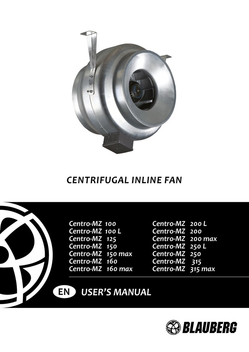 Vents Centro-MZ 100 User manual