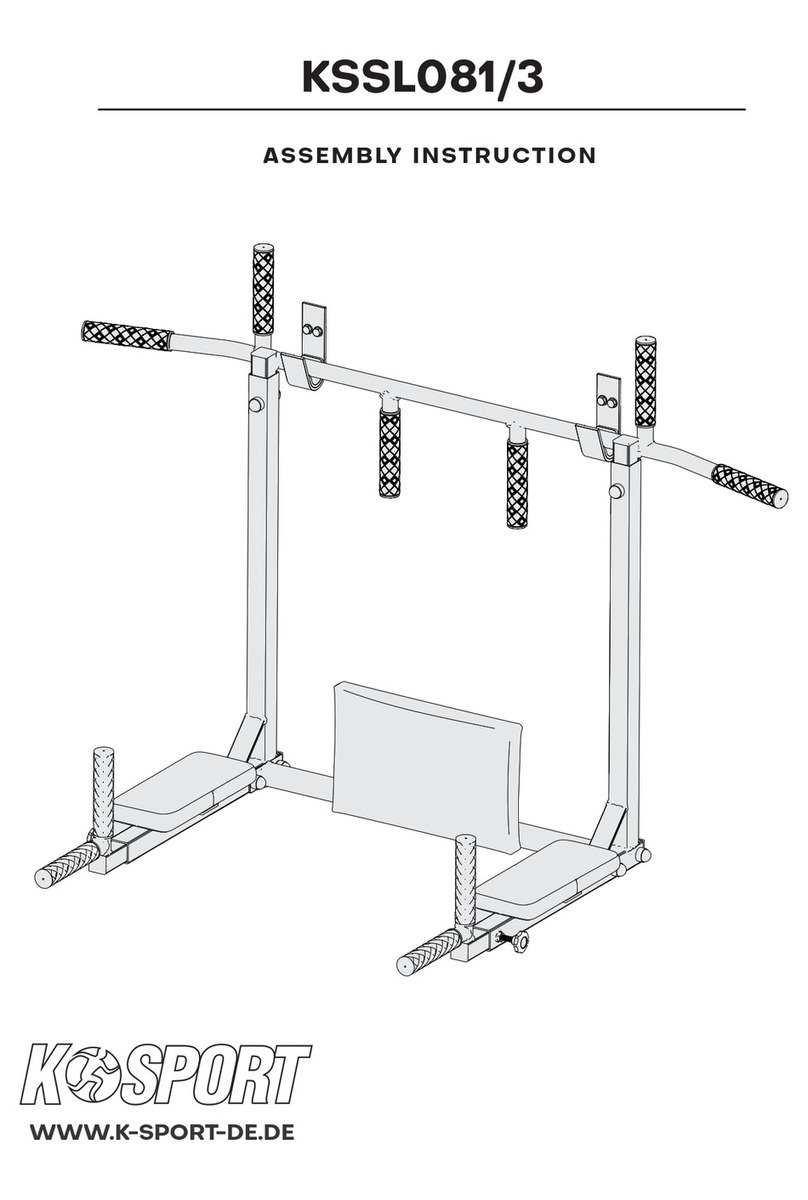 K-SPORT KSSL081/3 Assembly instruction