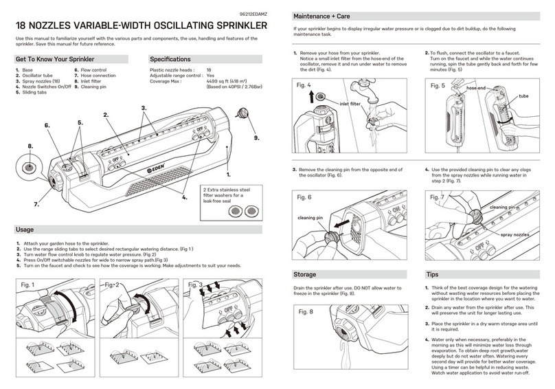 Eden 96212EDAMZ quick start guide