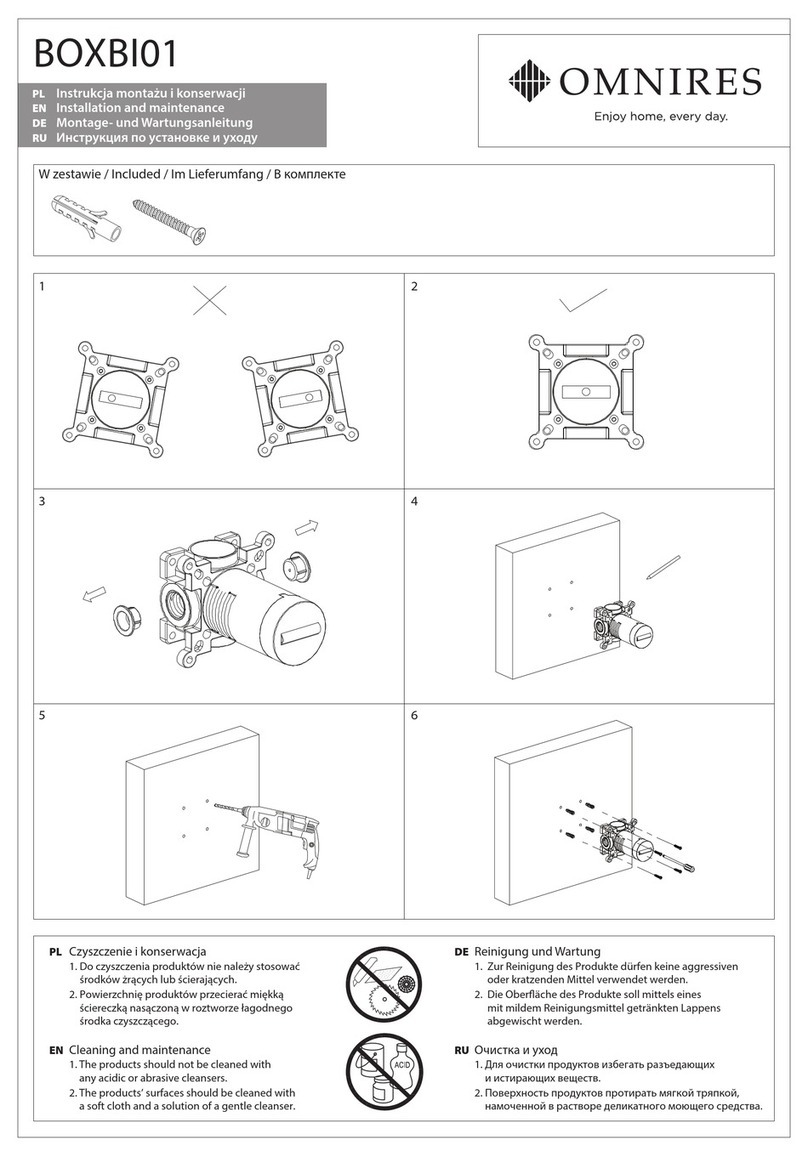 Omnires BOXBI01 Instruction Manual