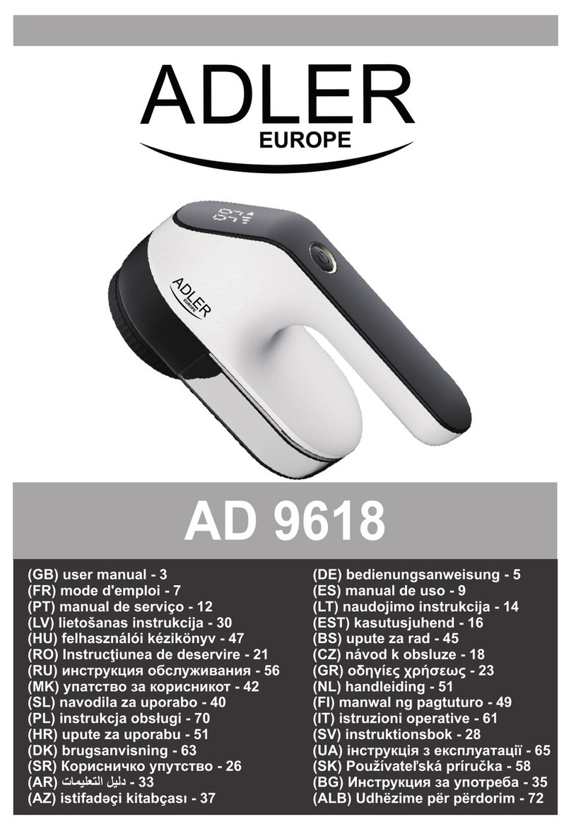 Adler Europe AD 9618 user manual