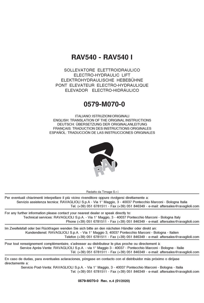 rav RAV540 User manual