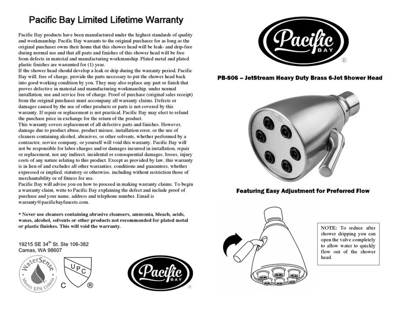 Pacific Bay JetStream PB-S06 installation manual