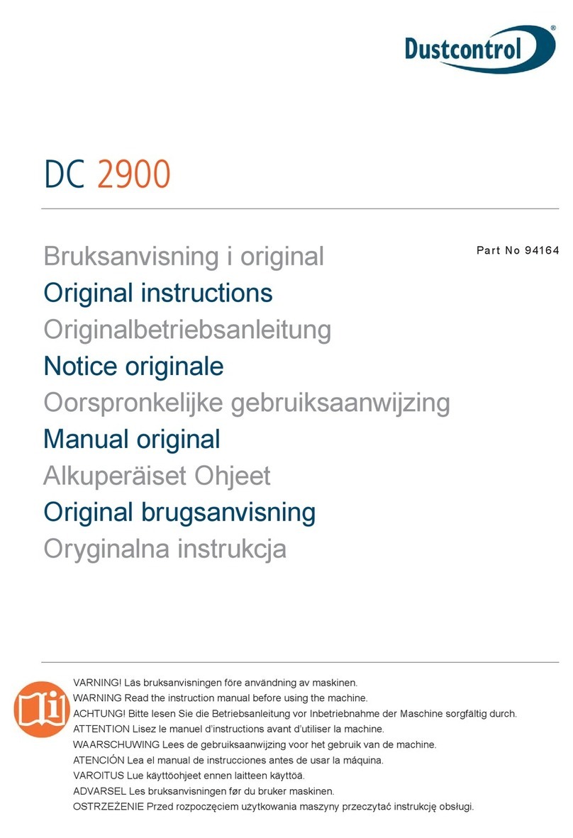 Dustcontrol DC 2900 Original instructions