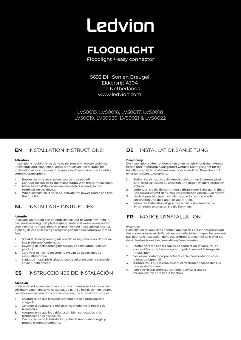 Ledvion LV50015 User manual