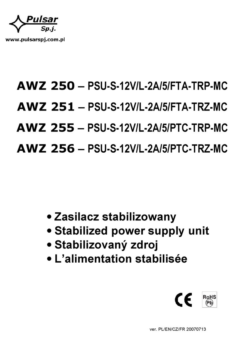 Pulsar AWZ 251 User manual