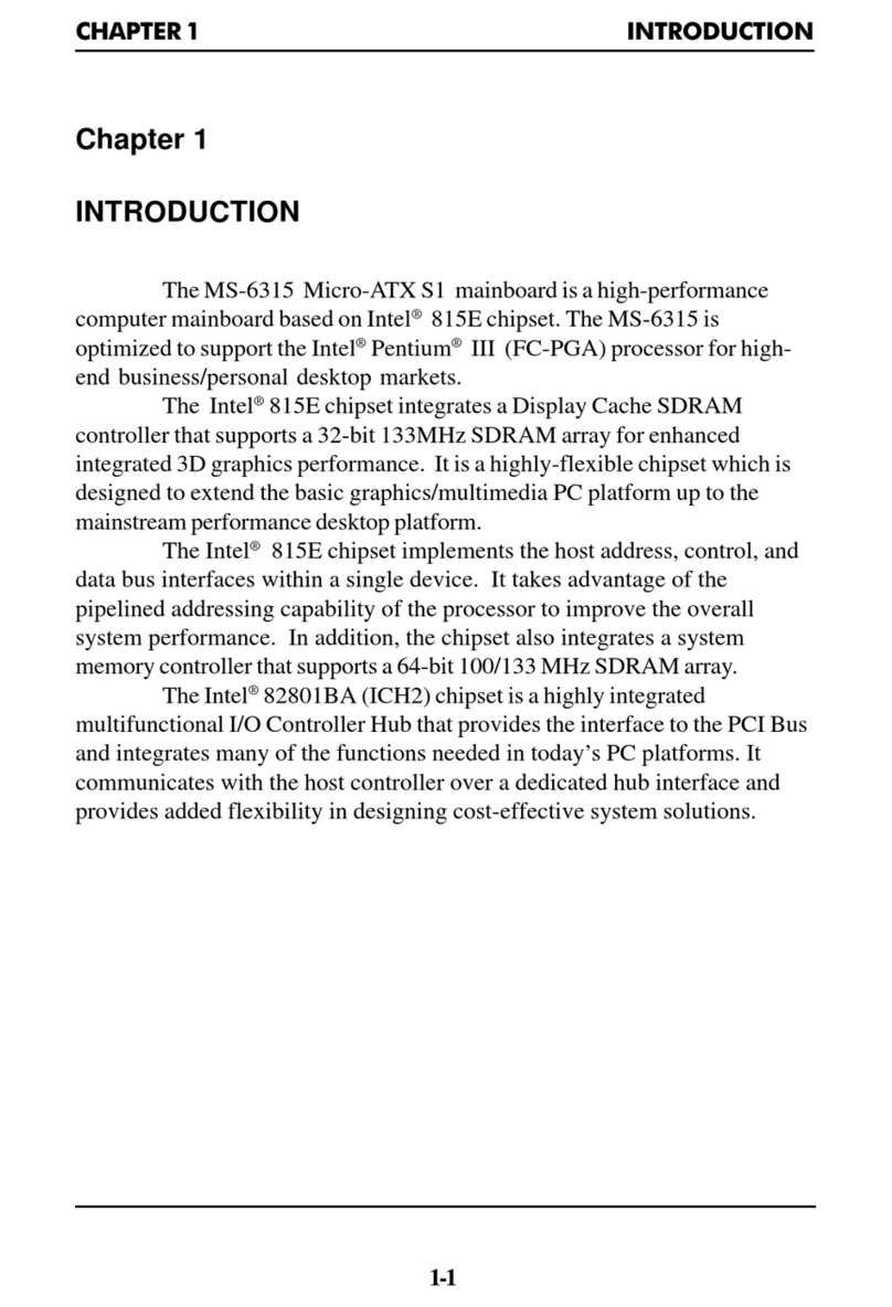 MSI MS-6315 User manual