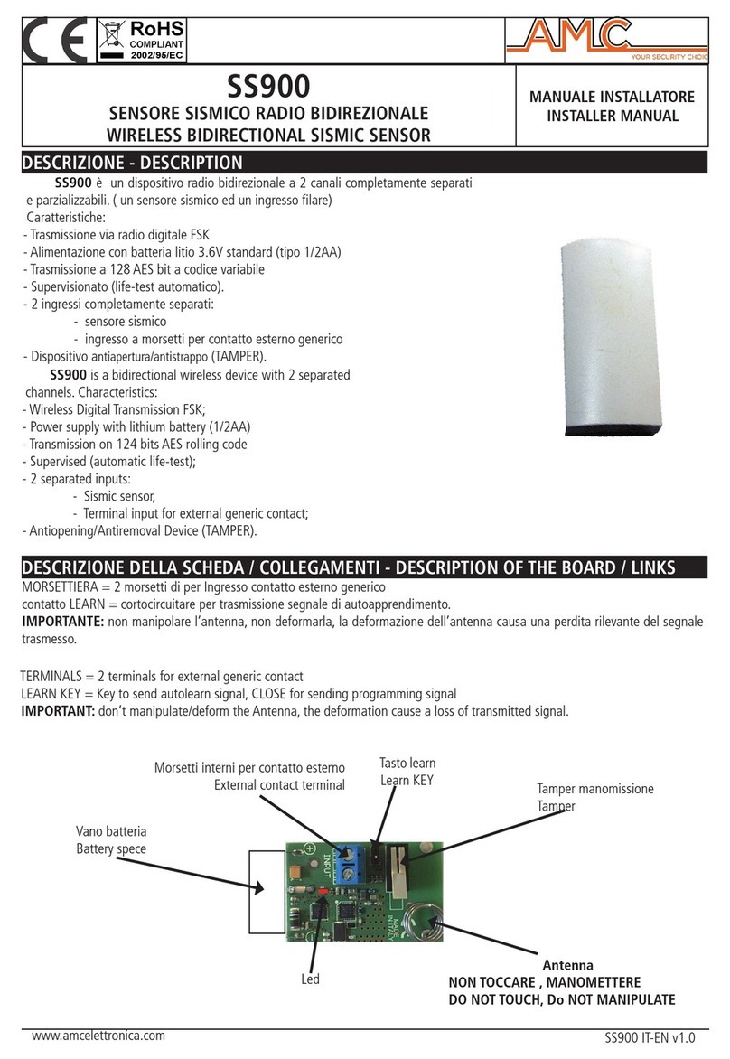 AMC SS900 User guide