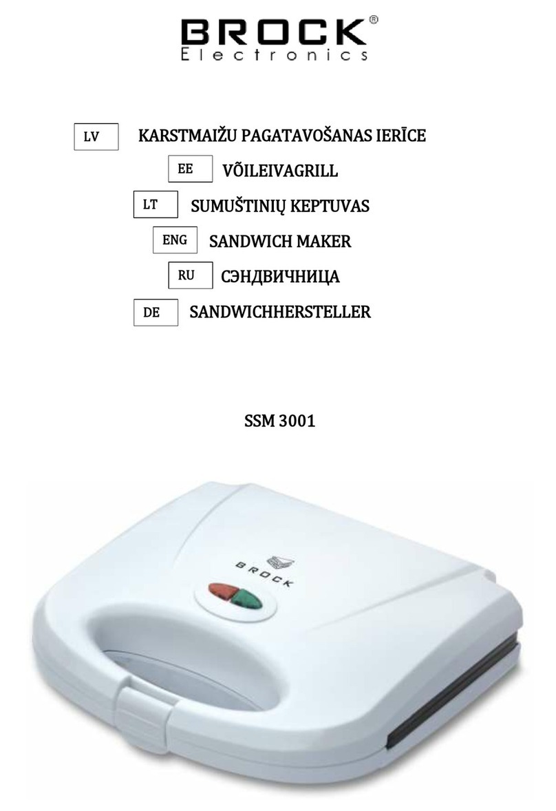 Brock SSM 3001 User manual