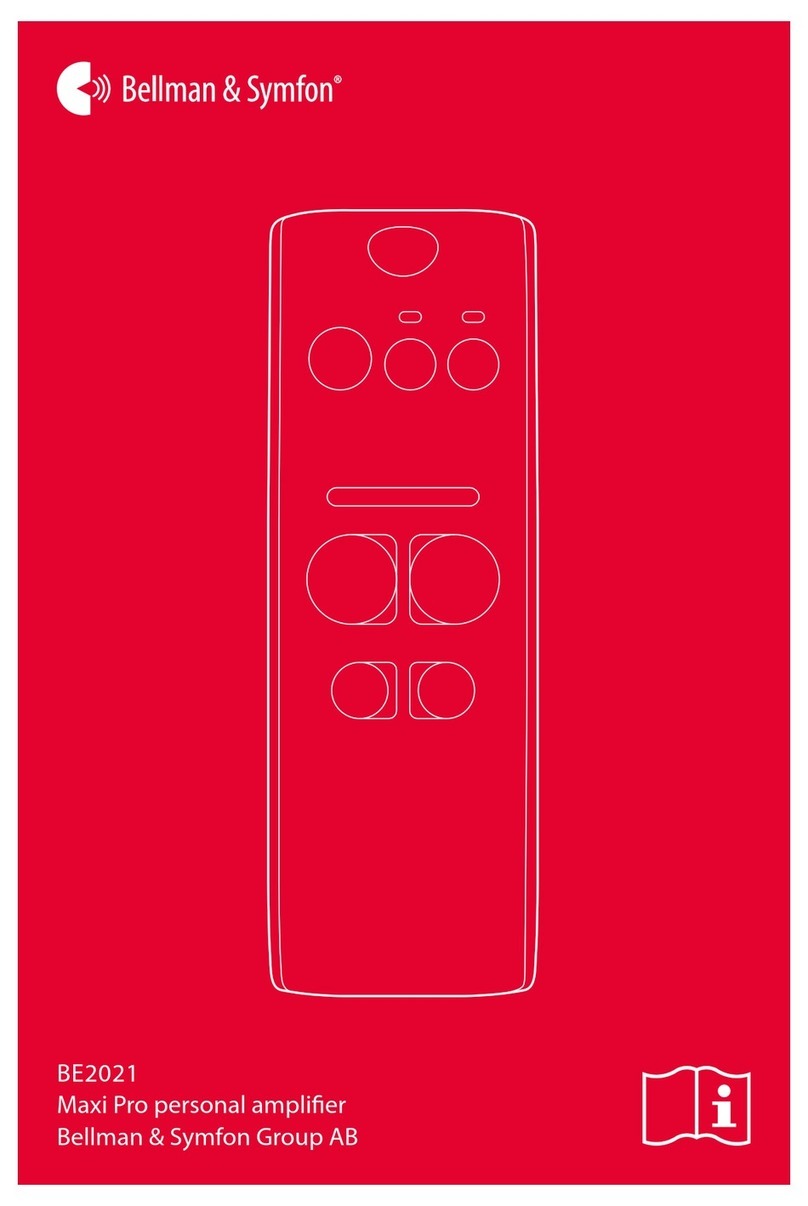 Bellman & Symfon Maxi Pro BE2021 User manual