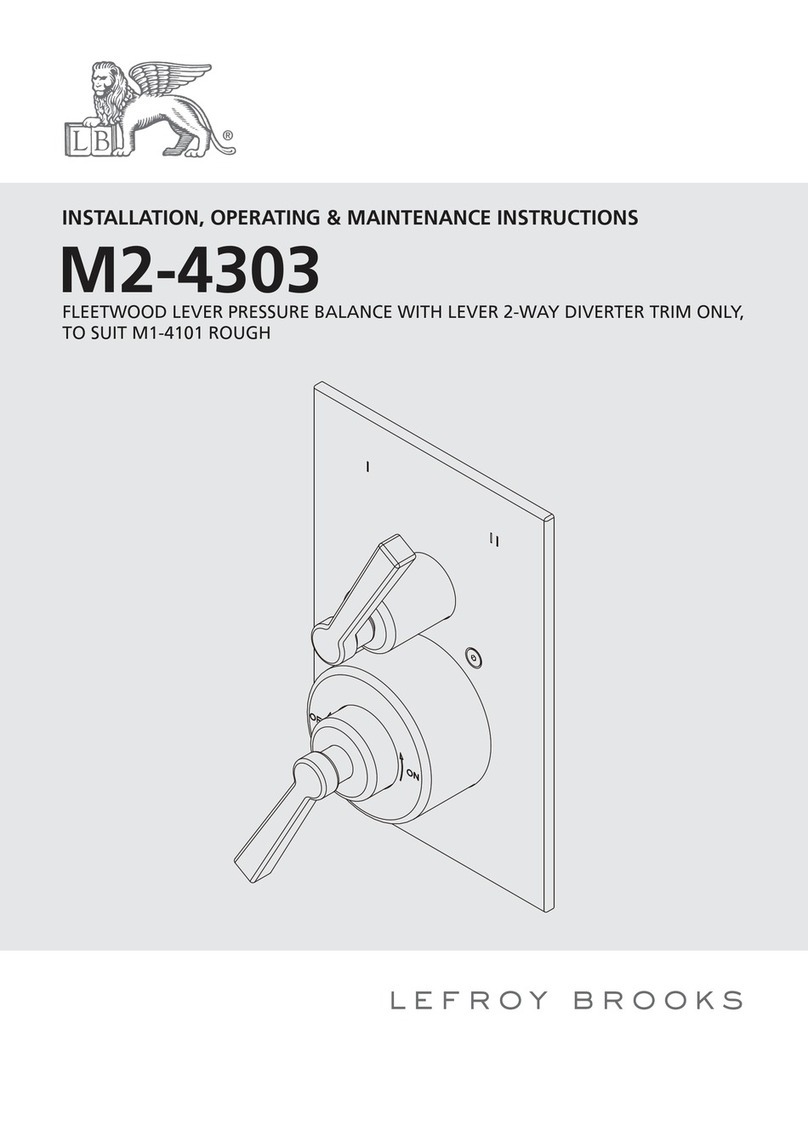Lefroy Brooks M2-4303 Assembly instructions Lefroy Brooks M2-4303 Assembly instructions