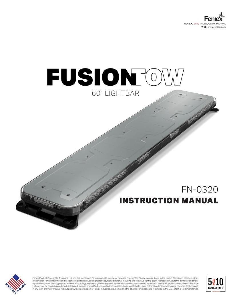 Feniex FUSIONTOW FN-0320 User manual