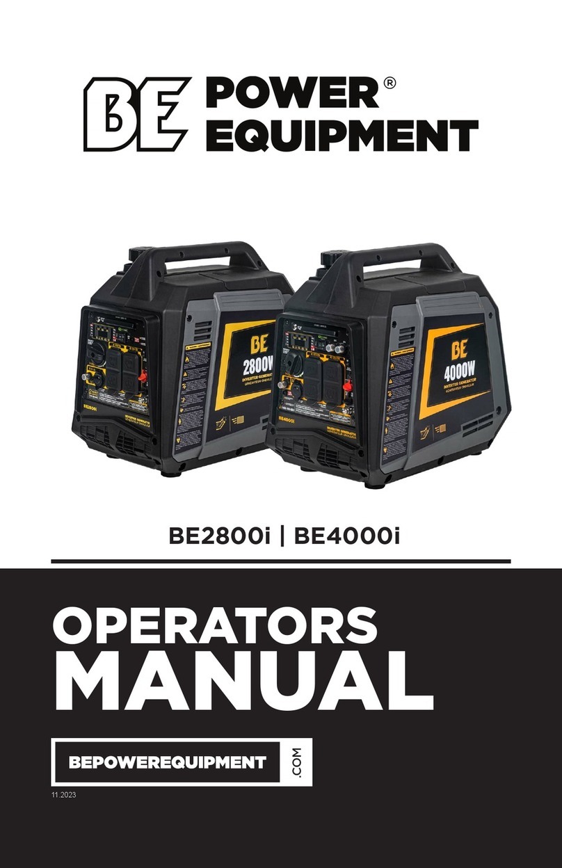 BE Power Equipment BE2800i Operator's manual