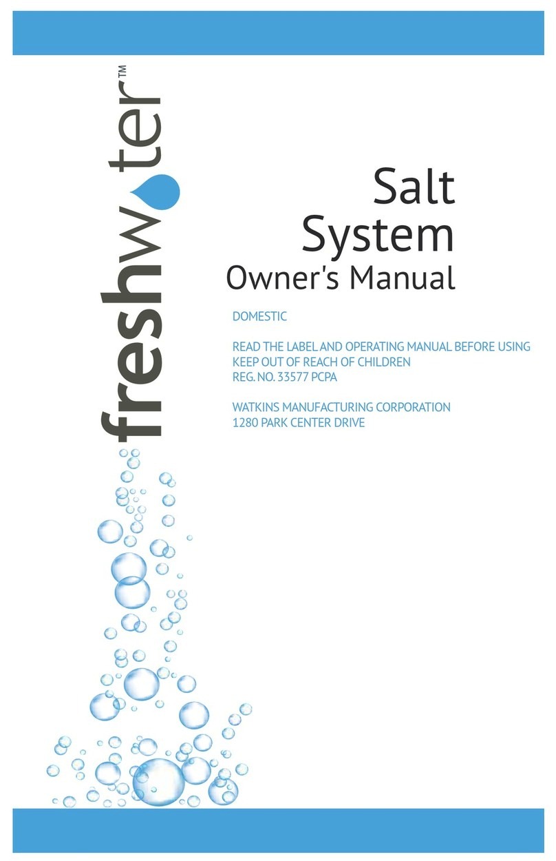 FreshWater Salt System owner's manual