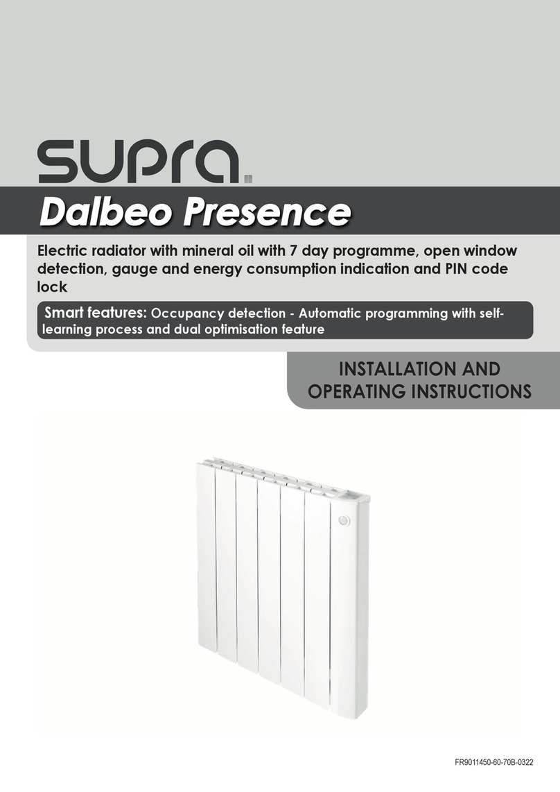 Supra Dalbeo Presence 1022 User manual