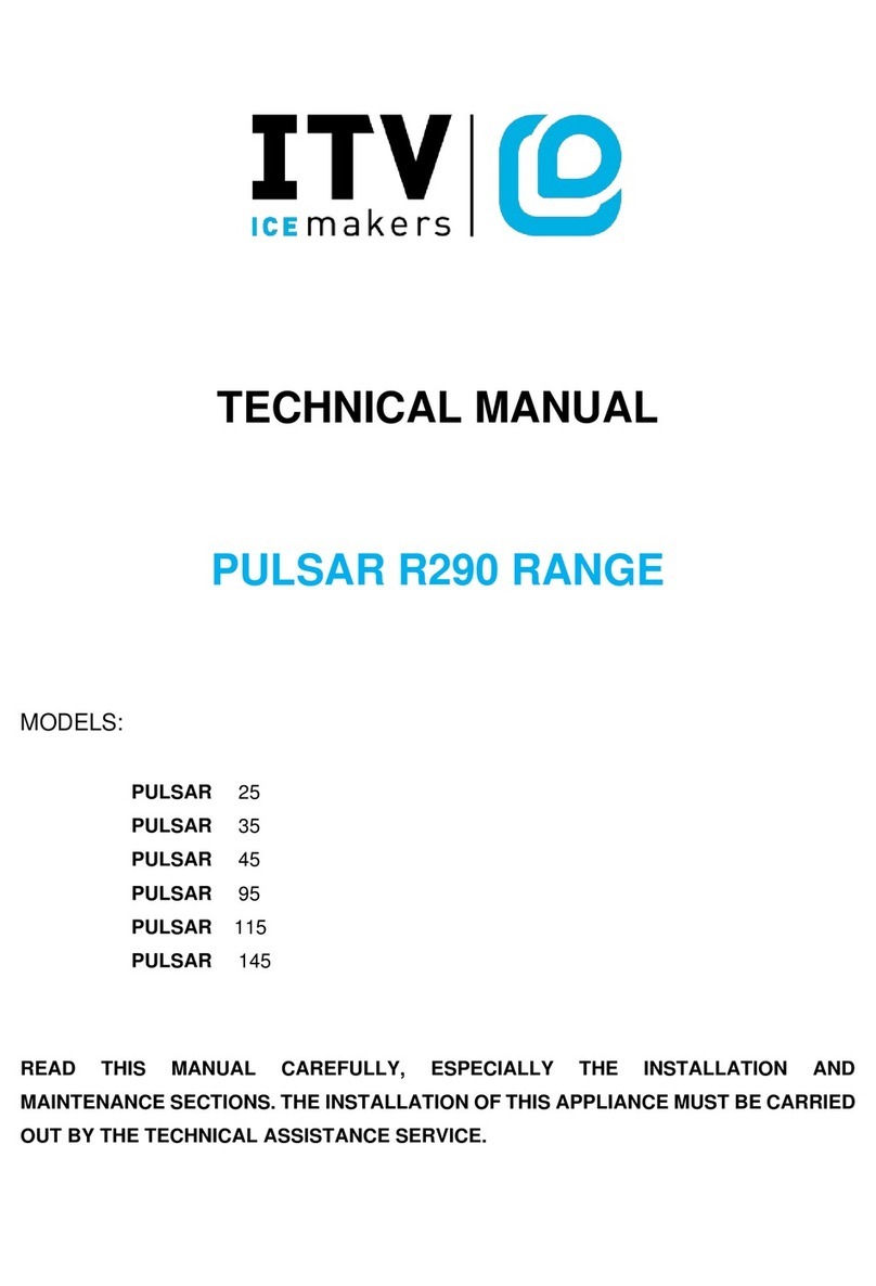 ITV ICE MAKERS PULSAR 25 Technical manual