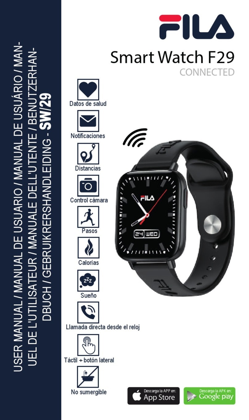 FILA SMART WATCH F29 user manual