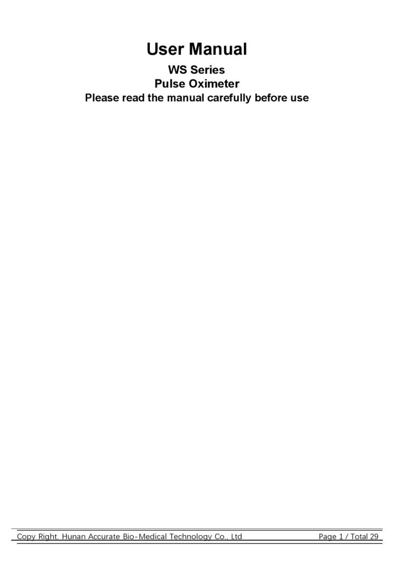Accurate Bio-Medical Technology WS Series user manual Accurate Bio-Medical Technology WS Series user manual