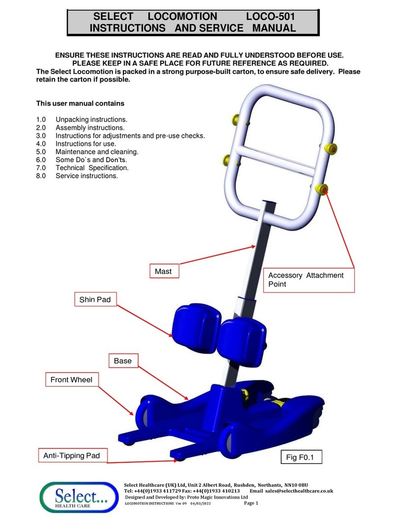 Select LOCO-501 Installation, instruction and  service manual