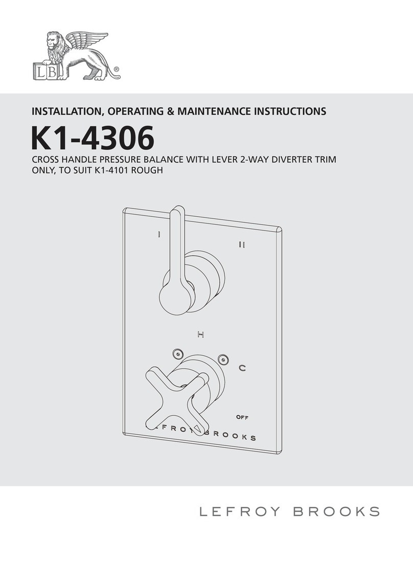 Lefroy Brooks K1-4306 Assembly instructions Lefroy Brooks K1-4306 Assembly instructions