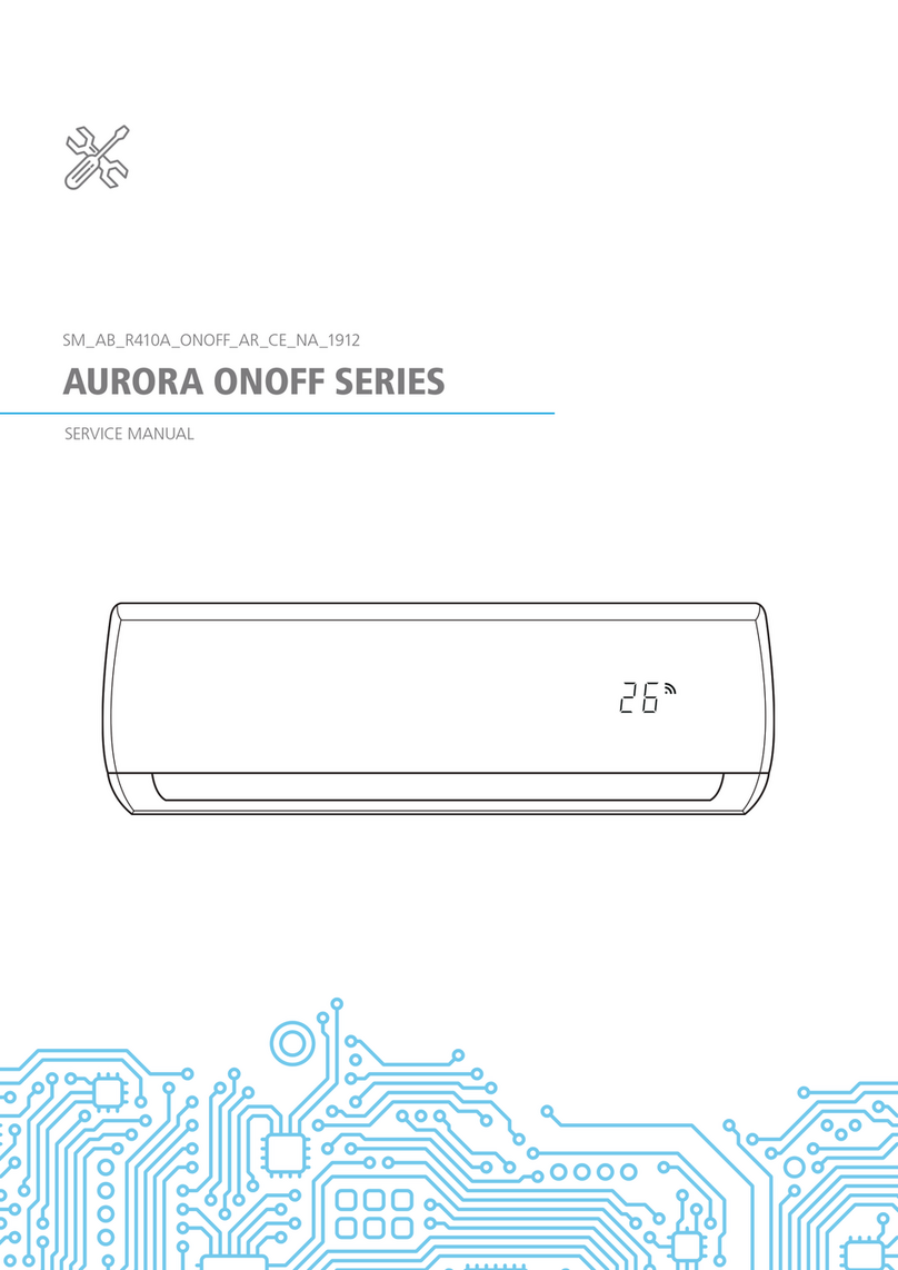Midea AURORA ONOFF Series User manual
