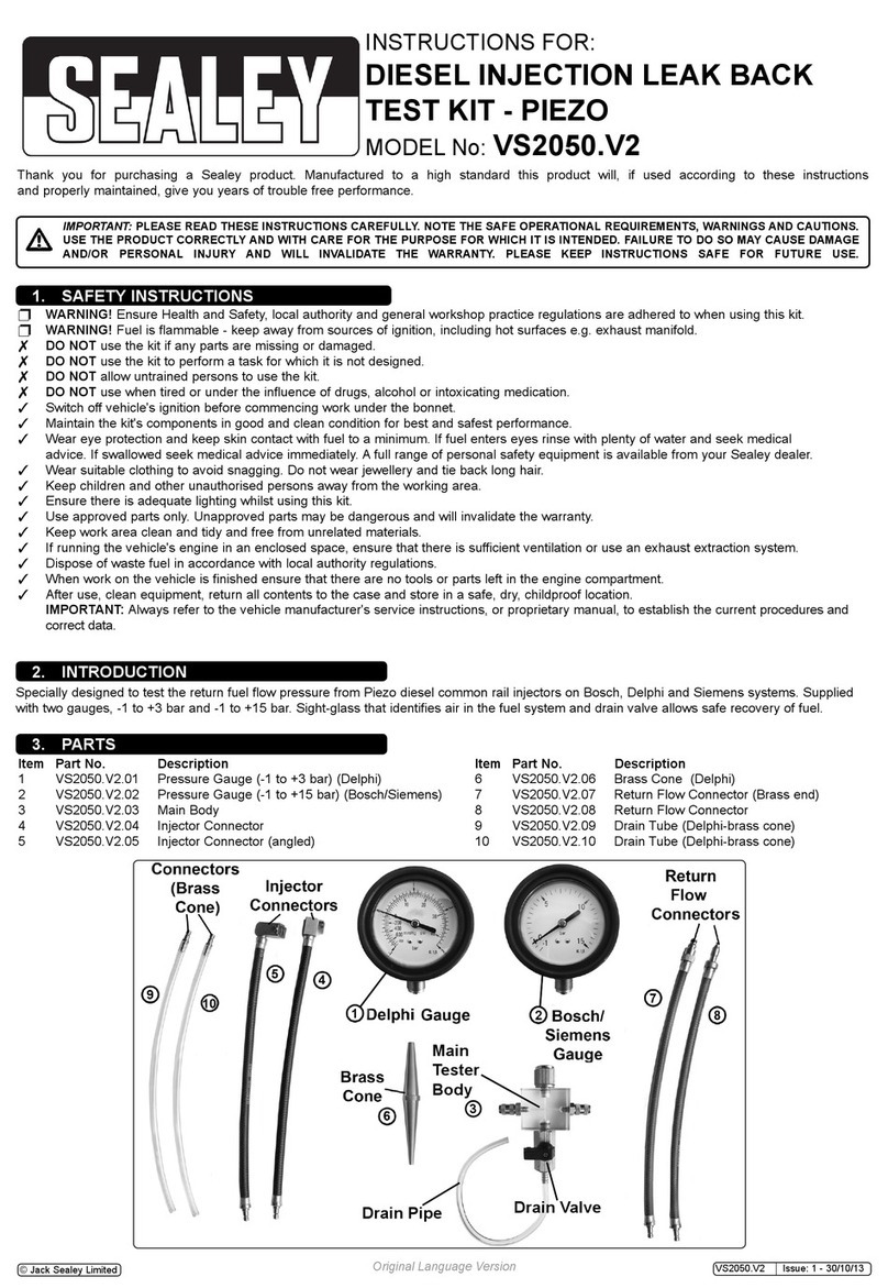 Sealey VS2050.V2 instructions