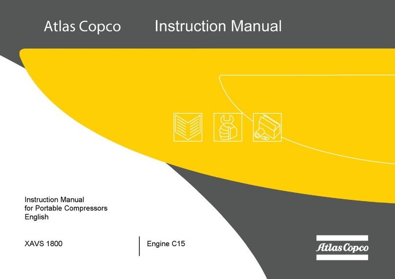 Atlas Copco XAVS 1800 User manual