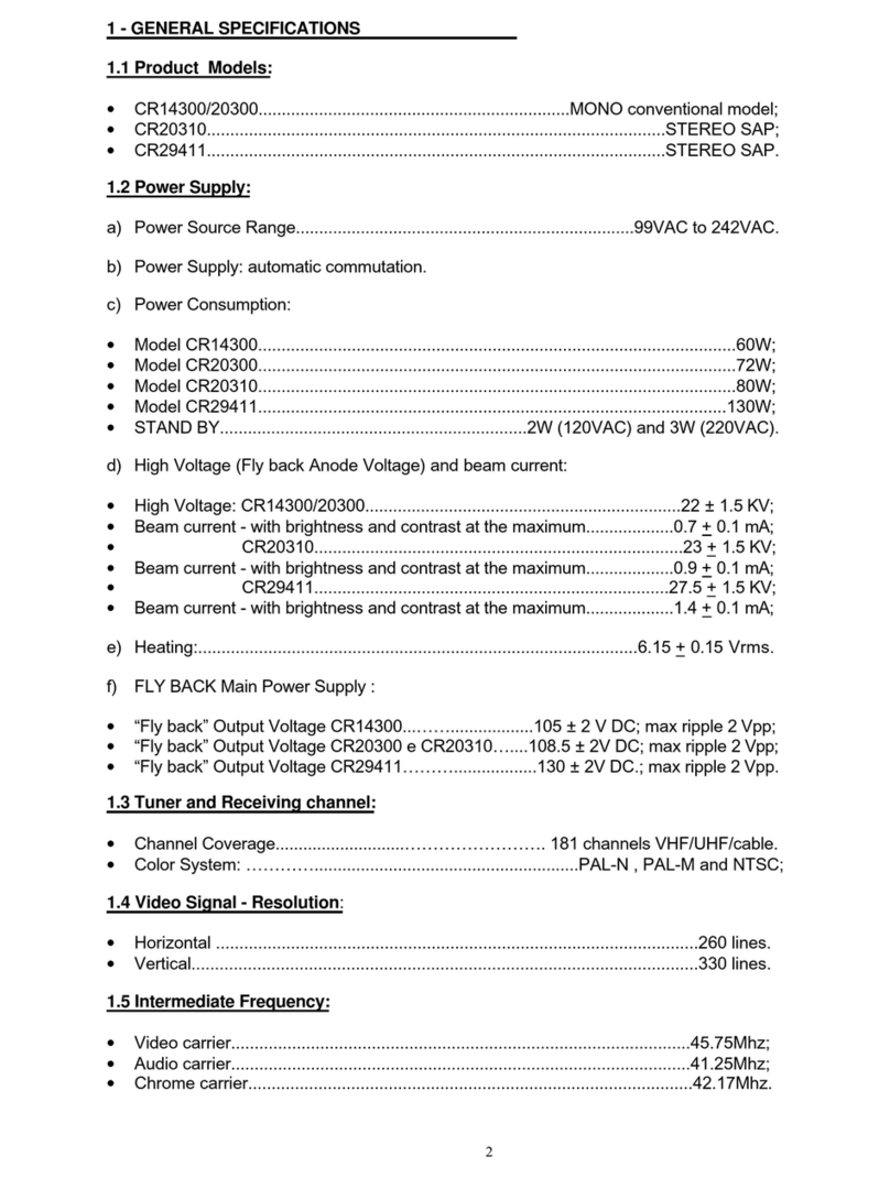 THOMSON CR20300 User manual