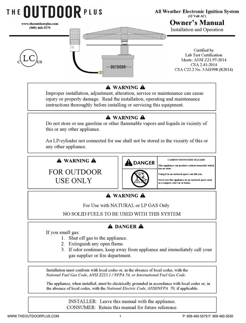 Outdoor Plus OPT-BLW60EKIT owner's manual Outdoor Plus OPT-BLW60EKIT owner's manual