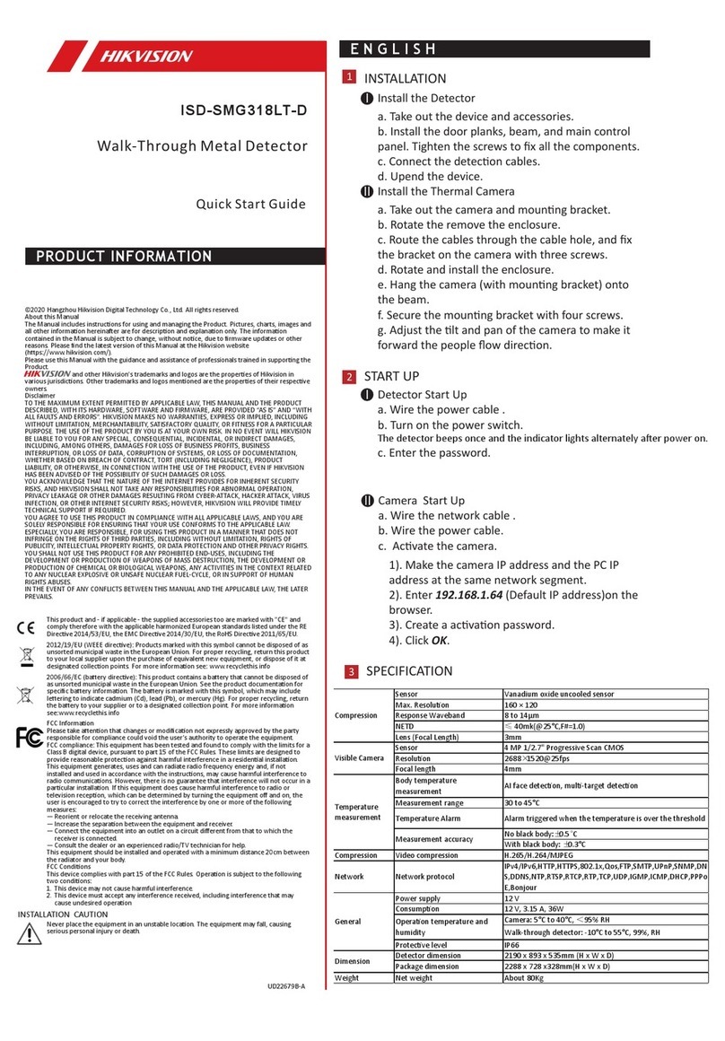 HIK VISION ISD-SMG318LT-D User manual