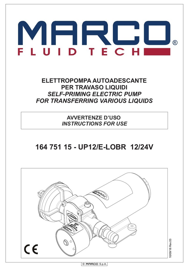 Marco 164 751 15 - UP12/E-LOBR Instructions for use