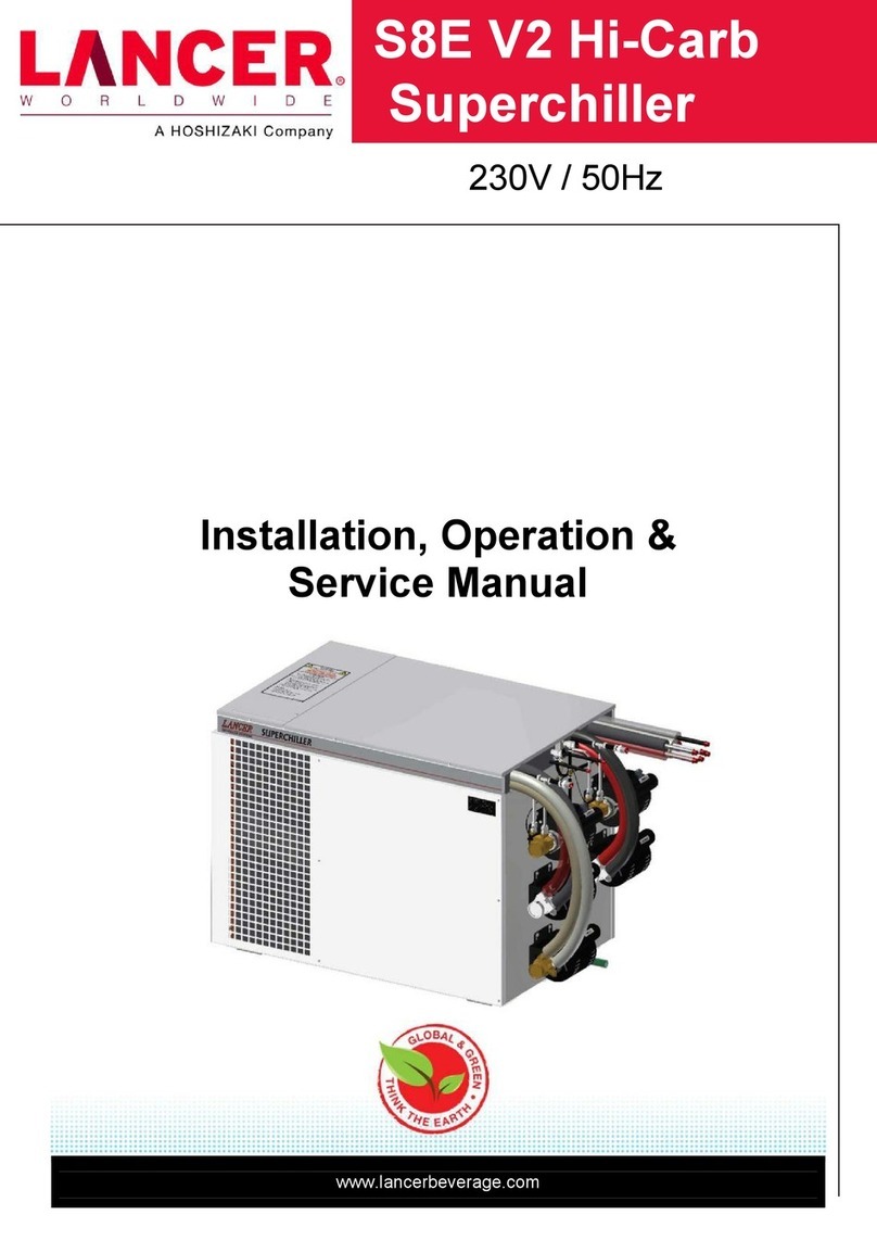 Hoshizaki Lancer S8E V2 Series Installation, operation & service manual