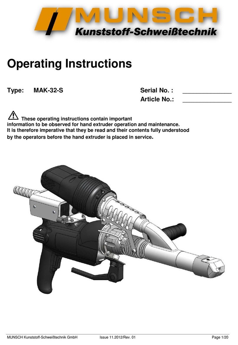 Munsch MAK-32-S operating instructions