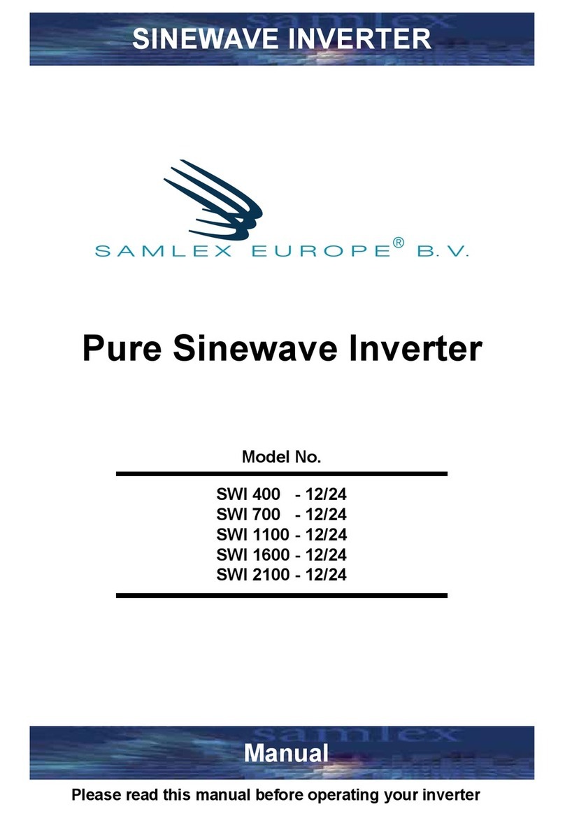 Samlex Europe SWI 400 manual