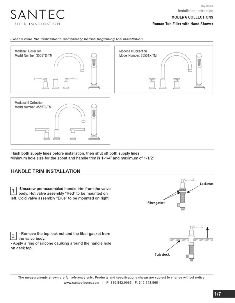 Santec Modena I 3555TD-TM Installation instruction