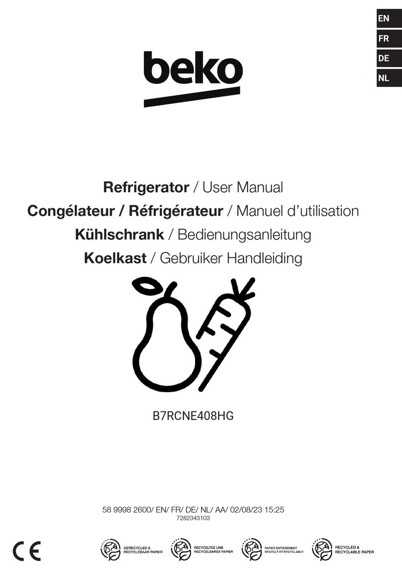 Beko B7RCNE408HG User manual