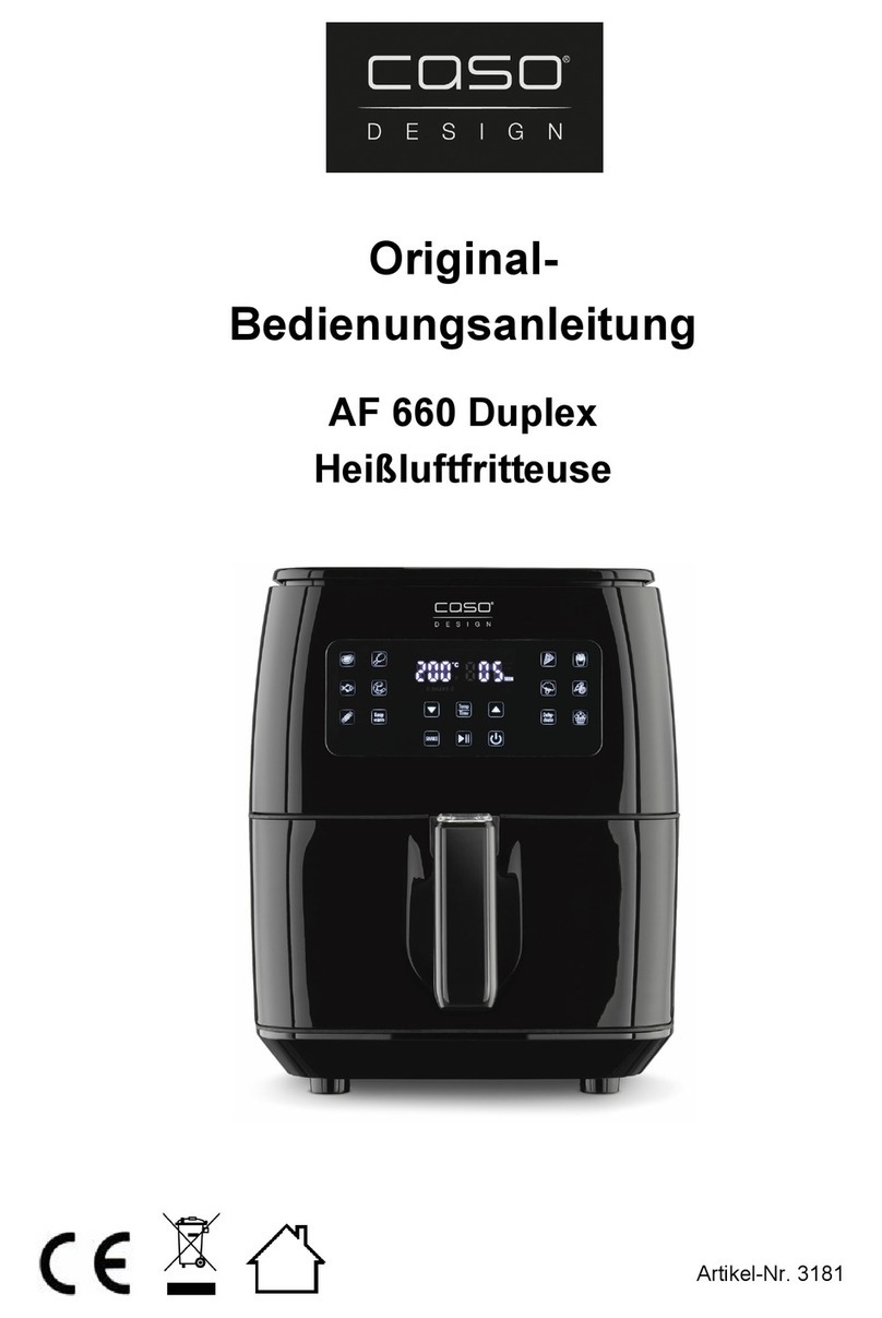 CASO DESIGN AF 660 Duplex Installation instructions