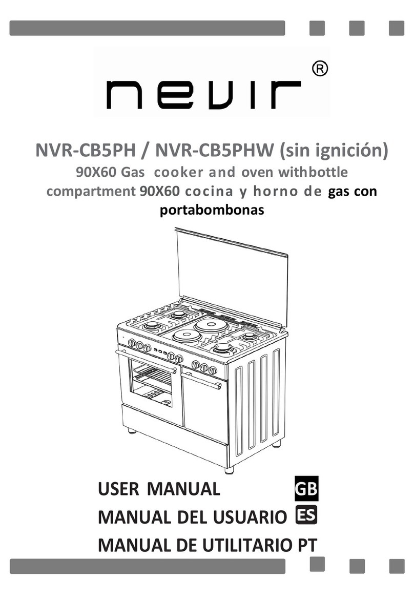 Nevir NVR-CB5PHW user manual