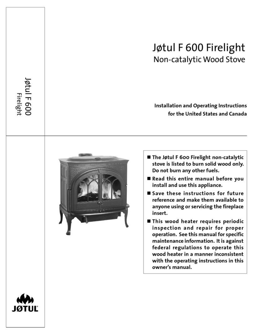 Jøtul F 600 User manual